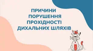ПРИЧИНИ ПОРУШЕННЯ ПРОХІДНОСТІ ДИХАЛЬНИХ ШЛЯХІВ