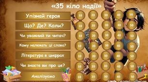 Інтерактивна гра за повістю Анни Гавальди "35 кіло надії"