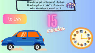 Говоріння для учнів 4 класу за темою "Getting about town"