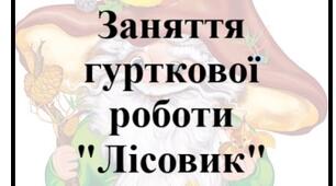 Заняття гурткової роботи "Лісовик"