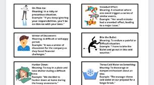 Матеріали дотуроку, workbook Winter idioms