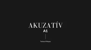Akuzatív