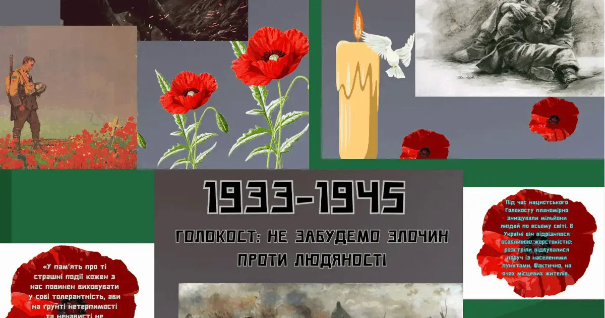 ГОЛОКОСТ. ПАМ'ЯТЬ ПРО ГОЛОКОСТ | Інтерактивні матеріали. Початкова освіта