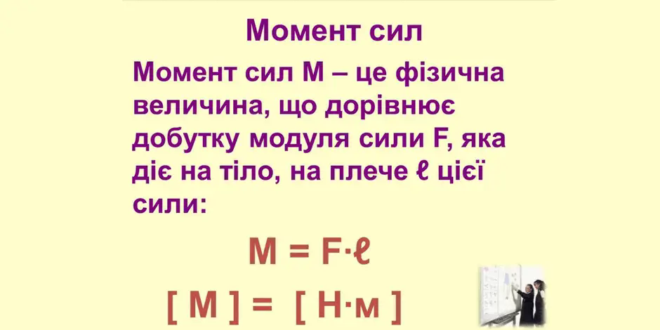 Що таке момент сили