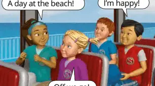 The bus trip