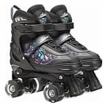 Roller Skates Verstellbar 27-38 Rollschuhe 4 Led Räder Für Anfänger