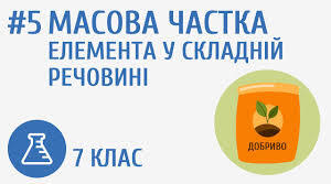Завдання до самостійної роботи з теми "Визначення маси елемента в складній сполуці"