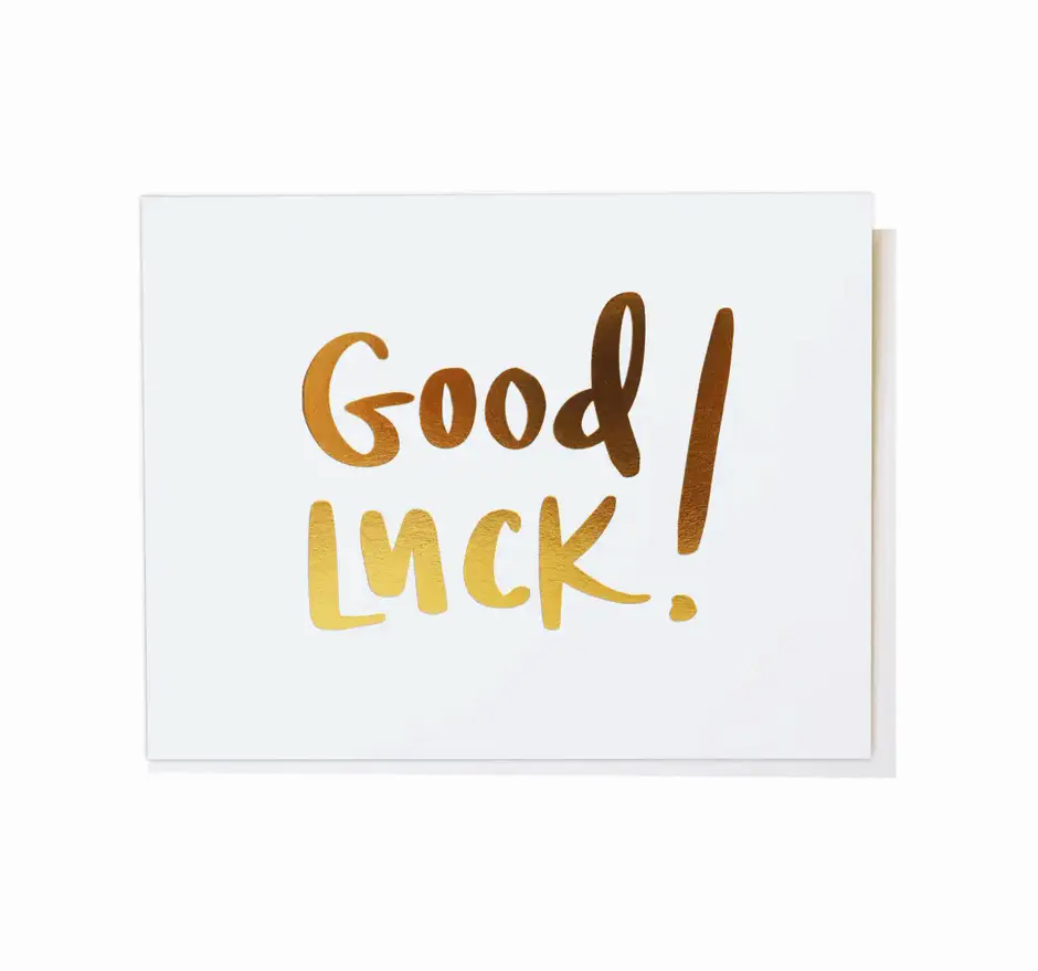 Good Luck Card – boutique OAG Shop