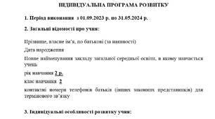 іпр 2 клас соціоадаптаційні труднощі помірного ступеня прояву