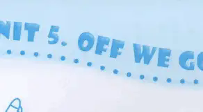 Off we go: lesson 4