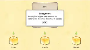 Займенник  (інтерактивна вправа) 4 клас