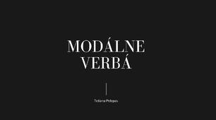 Modálne verbá
