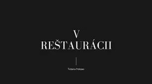 V reštaurácii 