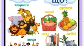 Картки "Частини мови" для першого класу