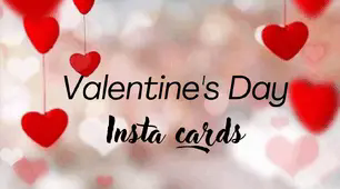 St. Valentine's Day insta cards