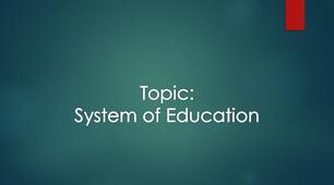 Презентація "Education in the USA"
