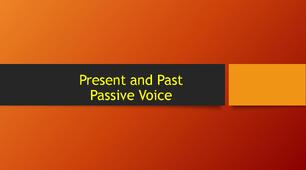 Презентація "Present and Past Simple Passive"