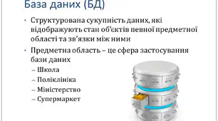 Поняття таблиці, поля, запису, ключа таблиці бази даних, СУБД