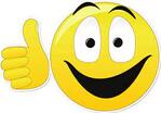 Buy Smiley Face Thumbs Up Printed Sticker | The Art of Stickers Australia
