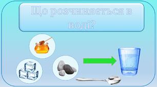 Дидактична гра "Що розчиняється в воді"