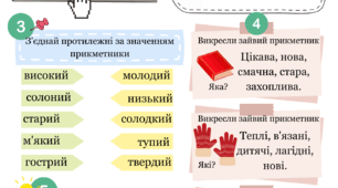 Підбірка робіт з теми"Прикметник" (6 робіт)