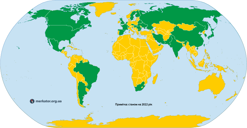 Країни світу з АЕС