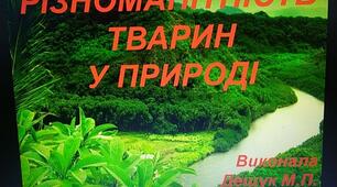 Різноманітність тварин у природі 4 клас