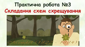 Практична робота "Складання схем схрещування"