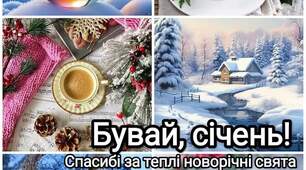 От січень до кінця вже добігає