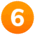 emoji 6 | цифра шість | joypixels | 240 x 240