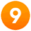 emoji 9 | цифра дев'ять | joypixels | 120 x 120