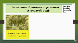 11 клас. ЗУ . Алгоритм проведення огляду пораненого в зоні укриття.