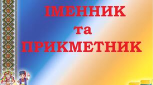 Діагностична робота « Іменник. Прикметник».