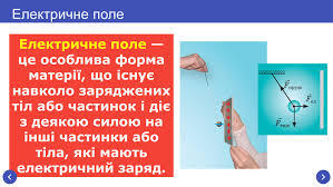 Презентація:"Електричне поле"