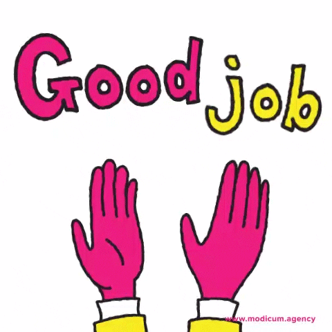 via GIPHY | Good job, Happy new year animation, Bad kids
