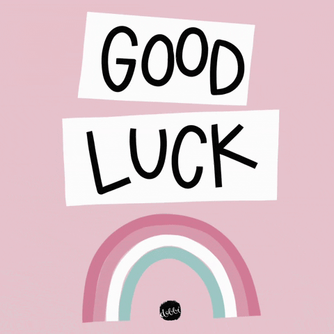 via GIPHY | Good luck, Luck, Good luck gif