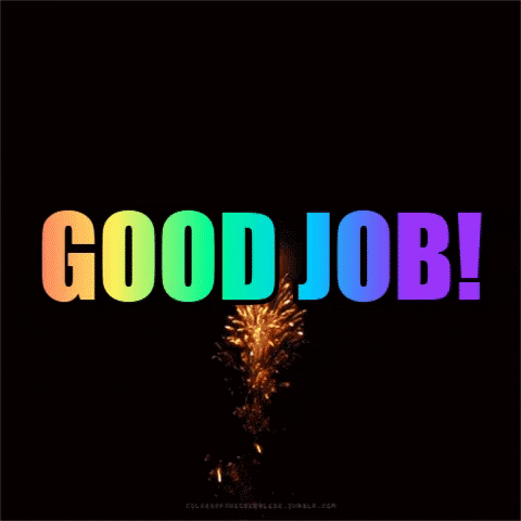 Good Job Stickers - Find Share on GIPHY | Good job quotes, Well done gif, Good job