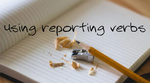 Reporting verb