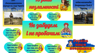 Матеріал Оформлення до річниці вторгнення