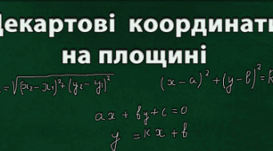  Контрольна робота "Декартові координати"