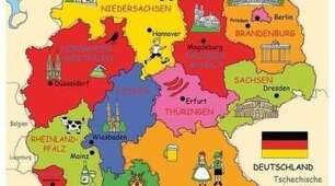 Deutschland geografisch gesehen
