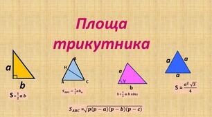 13.02.2024. Самостійна робота. Формули знаходження площі трикутника 