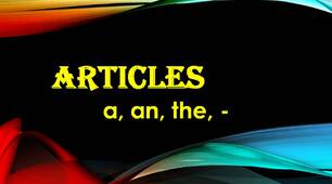 Grammar - Articles (a/an, the, - ) - Gateway 2nd Edition A2