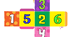 Кубік для дітей : Цифри. 1,2,3,4,5,  клас НУШ
