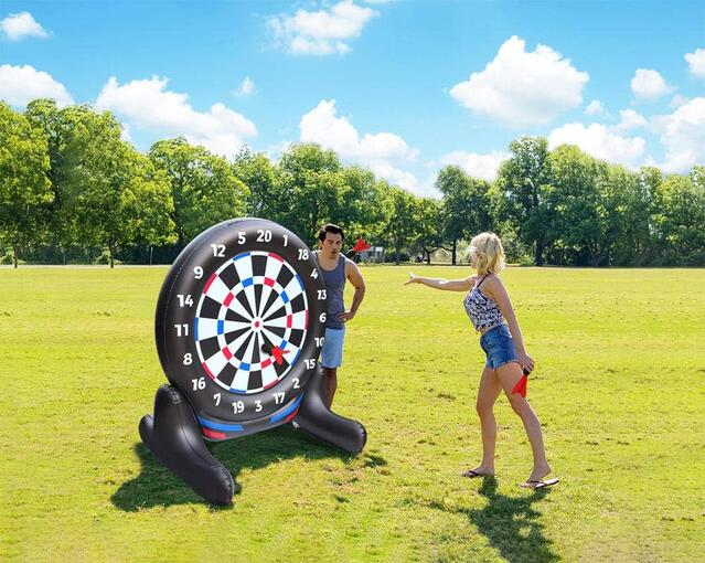 Amazon.com : Giant Inflatable Dartboard - Summer Back Yard Game - Outdoor Pool or Garden • Greatest Treasure Buyers Club : Sports & Outdoors