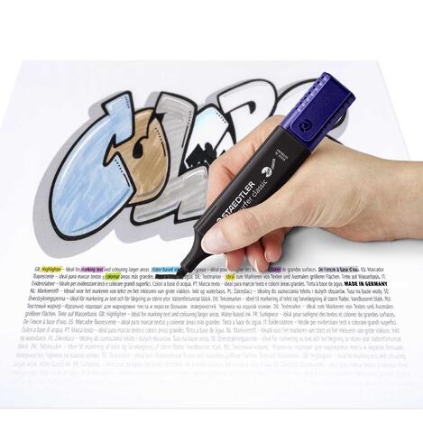 STAEDTLER BLACK HIGHLIGHTER – Stationery Hub