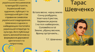 Буклет до Дня народження Шевченка