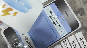Weather phone для друку