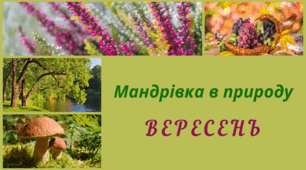 Мандрівка в природу. ВЕРЕСЕНЬ. Спостереження за змінами в довкіллі
