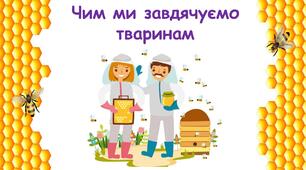 Презентація на тему "Чим ми завдячуємо тваринам" 5 клас НУШ